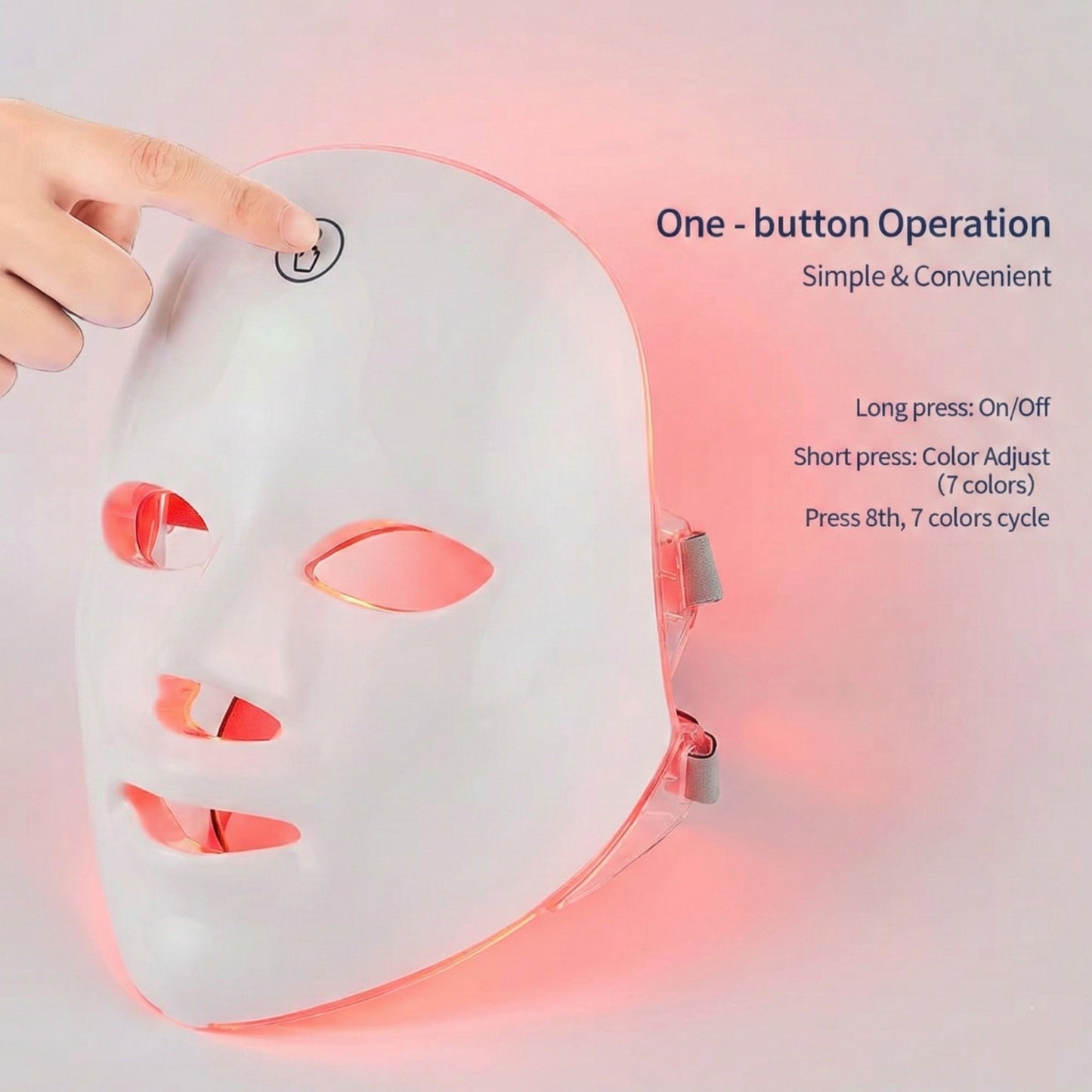 Rechargeable Facial LED Mask